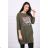 Kleid mit Grafiken Wildlife Plus Size Graphit