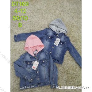 Jeansjacke mit Kapuze Kinder jugendliche Mädchen (4-12 Jahre) SAD SAD20DT169
