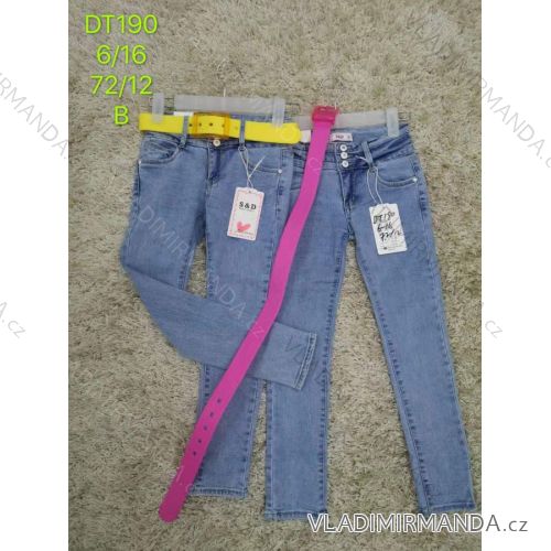 Jeans Kinder jugendliche Mädchen (6-16 Jahre) SAD SAD20DT190
