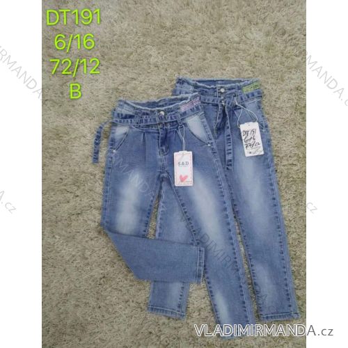 Jeans Kinder jugendliche Mädchen (6-16 Jahre) SAD SAD20DT191
