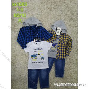 Jeans, Kapuzenhemd und T-Shirt für Kinder (1-5 Jahre) SAD SAD20KK1083