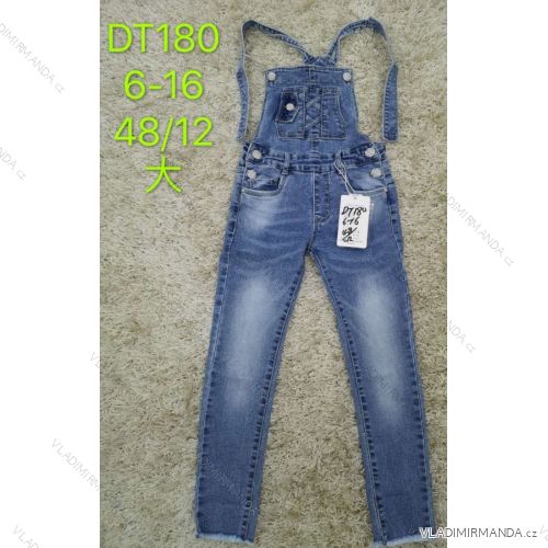 Jeans mit Lätzchen Kinder jugendliche Mädchen (6-16 Jahre) SAD SAD20DT180
