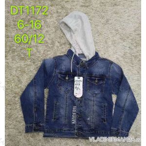 Jeansjacke mit Kapuze Kinder jugendliche Jungen (6-16 Jahre) SAD SAD20DT1172
