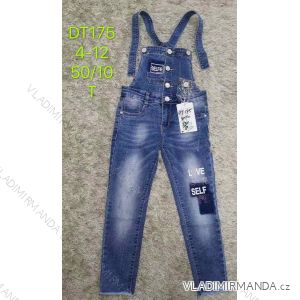 Jeans mit Lätzchen Kinder jugendliche Mädchen (4-12 Jahre) SAD SAD20DT175
