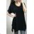 Tunika Kurzarm Damen (uni xL / 2XL) TURKISH FASHION TM920017
