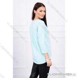 Star Style Bluse mit rotem Aufdruck