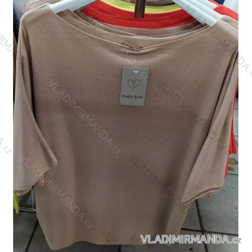 Langarm-Tunika für Damen mit Übergröße (UNI XL-2XL) ITALIAN FASHION IM720050
