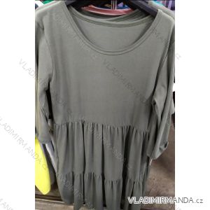 Lässiges Kurzarmkleid für Frauen (uni xl / 2xl) ITALIAN MODA IM720061
