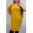 Kleid Oversize Kurzarm Damen (XL-4XL) italienische Mode IM420081