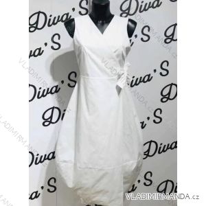 Langes trägerloses Damenkleid (uni s / m) ITALIAN FASHION IM920128
