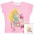 T-Shirt Kurzarm Barbie-Mädchen (2-8 Jahre) TKL V14F1071
