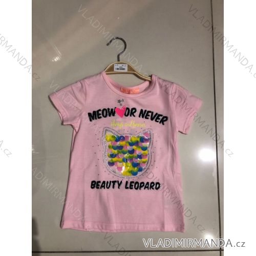 Kurzarm-T-Shirt für Mädchen (3-8 Jahre) SEA2046094
