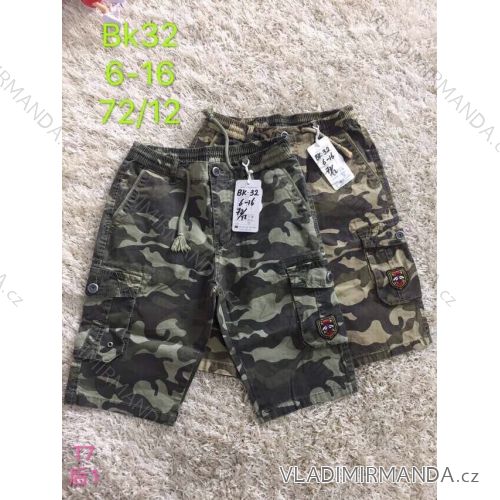 Camouflage-Shorts für Kinder (6-16 Jahre) SAD SAD20BK32
