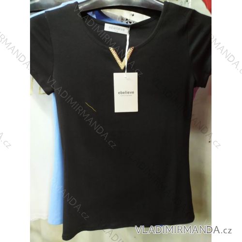 Kurzarm-T-Shirt für Damen (L-XL) EBELIEVE MA420001
