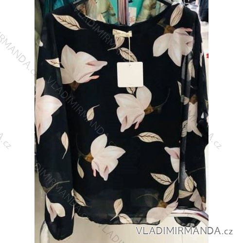 Kleid mit 3/4 Ärmeltasche für Damen (uni sl) ITALIAN Fashion IM3181746