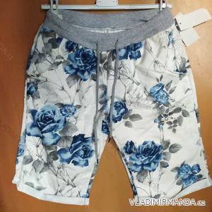 Jogginghose 3/4 kurze Sommerhose Damen dot (uni s / m) ITALIENISCHER MODUS IM1319131