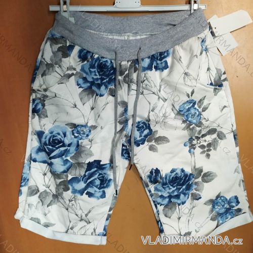 Jogginghose 3/4 kurze Sommerhose Damen dot (uni s / m) ITALIENISCHER MODUS IM1319131