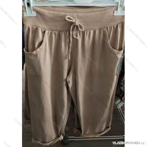 Elegante lange Damenhose (uni s-l) ITALIAN MODA IM720021