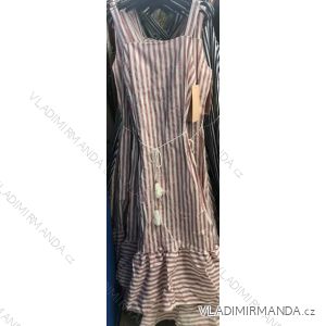 Träger Sommerstreifen Kleid Frauen (UNI S-M) ITALIENISCHE MODE IMM20315
