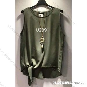 Sommersatin-Unterhemd (uni s / m) ITALIAN MODE IM919687