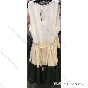 Träger Sommerstreifen Kleid Frauen (UNI S-M) ITALIENISCHE MODE IMM20315