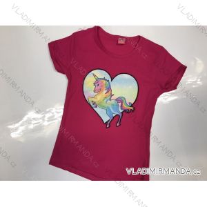 T-Shirt Kurzarm Kinder Mädchen (8-12 Jahre) TÜRKISCHE PRODUKTION TVB20011