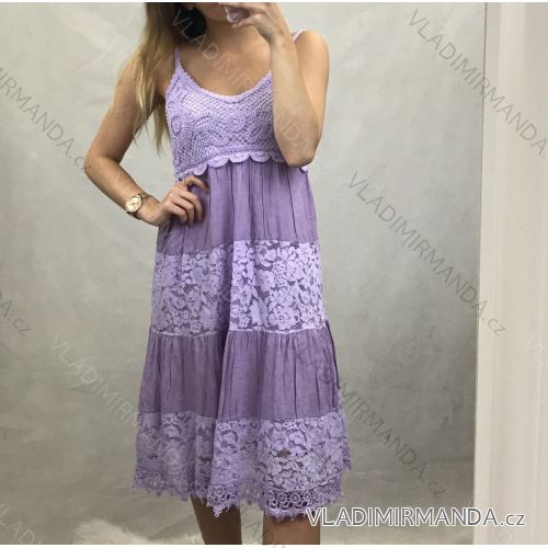 Sommerkleid für Damen auf Kleiderbügeln (uni s / m) ITALIAN FASHION IM920200