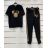 Damen T-Shirt Kurzarm und Jogginghose Set (UNI S / L) TURKISH FASHION IMK20118