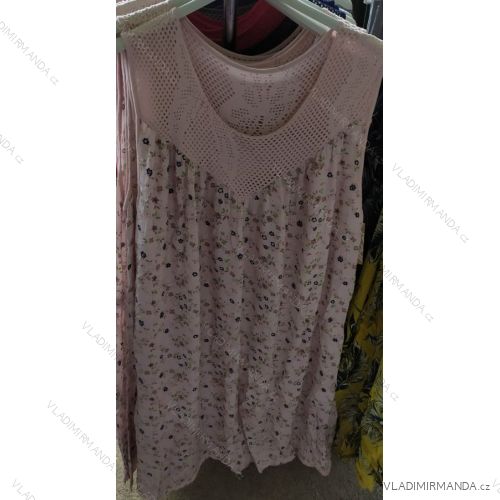 Sommerkleider an den Schultergurten der Frauen in Übergröße (uni xl-3xl) ITALIAN FASHION IM719805