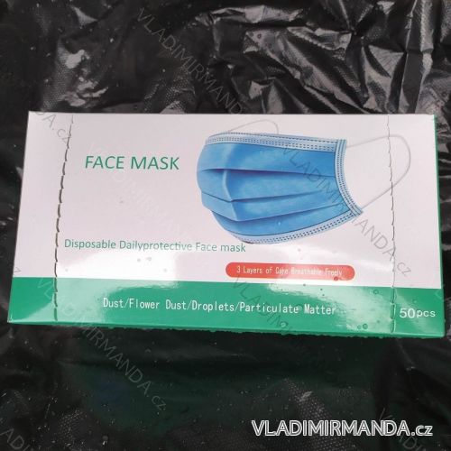 Gesichtsschutzmaske mit dicker Kontaktsohle gegen 3 layers Unisex-Viren (Einheitsgröße) MADE IN CHINA ROUSKA11001