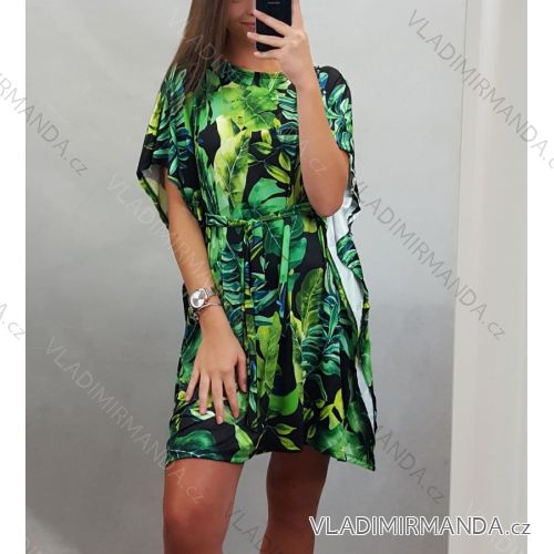 Blumiges Sommerkleid für Damen (UNI S / M) ITALIAN FASHION IMM20802