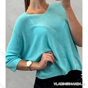 Pullover schlank 3/4 langarm (uni sl) ITALIEN MODA IM520300