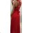 Damen Sommer Sommer Chiffon Kleid (uni s / l) ITALIAN FASHION IMM205504 <p>rot</p>