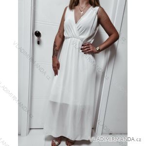 Sommerkleid Langarm geblümte Damen (UNI S / L) ITALIAN FASHION IMK20150