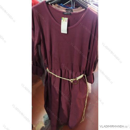 Freizeitkleid 3/4 Langarm Damen (Uni m / l) ITALIENISCHE MODE IM2205027.3