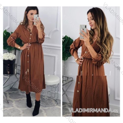 Bluse Langarm mit Rüschen Frauen (UNI S / L) ITALIAN FASHION IMK20159