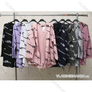 Bluse Langarm mit Rüschen Frauen (UNI S / L) ITALIAN FASHION IMK20159