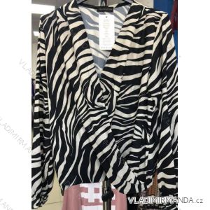 Tunika Bluse 3/4 Langarm Damen (uni m / l) ITALIAN FASHION IM920092