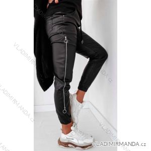 Elegante Kunstlederhose lange Damen (UNI S-M) ITALIAN FASHION IMM20130