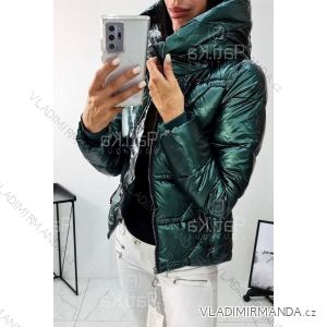 Jacke Winterjacke mit Kapuze und Fell Damen Übergröße (46-54) POLISH FASHION BLI19YP-18057-12