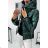 Jacke Winterjacke mit Kapuze und Fell Damen Übergröße (46-54) POLISH FASHION BLI19YP-18057-12