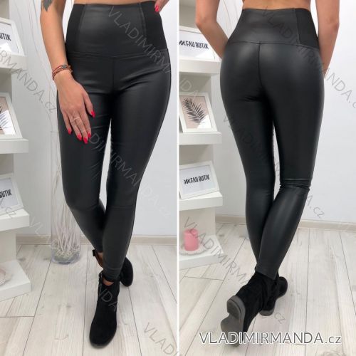 Leggings Hose Kunstleder mit Reißverschluss (xs-m) Italian Fashion LML20003