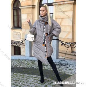 Jacke Winterjacke mit Kapuze und Fell Damen Übergröße (46-54) POLISH FASHION BLI19YP-18057-12