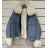 Jacke Winterjacke mit Kapuze und Fell Damen Übergröße (46-54) POLISH FASHION BLI19YP-18057-12