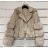 Jacke Winterjacke mit Kapuze und Fell Damen Übergröße (46-54) POLISH FASHION BLI19YP-18057-12