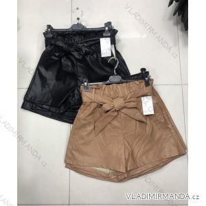 Shorts Shorts Kunstleder Frauen (uni s-l) ITALIAN FASHION IM920107