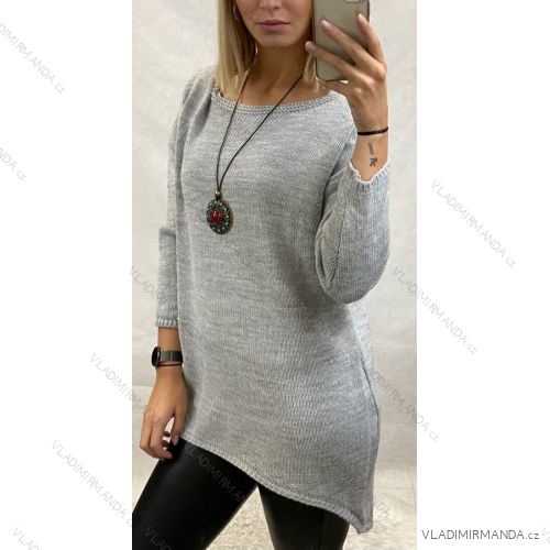 Damen-Strickpullover (uni s-l) ITALIAN FASHION IMC20010