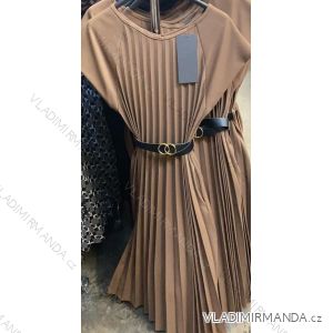 Kleid mit 3/4 Ärmeltasche für Damen (uni sl) ITALIAN Fashion IM3181746