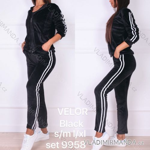 Set lange Jogginghosen und langärmliges Sweatshirt für Frauen (UNI S / XL) TURKISH FASHION TMWL209958