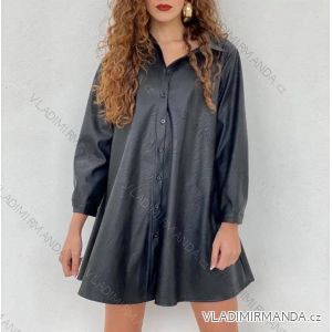 Kleid mit 3/4 Ärmeltasche für Damen (uni sl) ITALIAN Fashion IM3181746